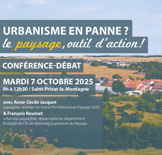 Conférence-débat - urbanisme en panne ?