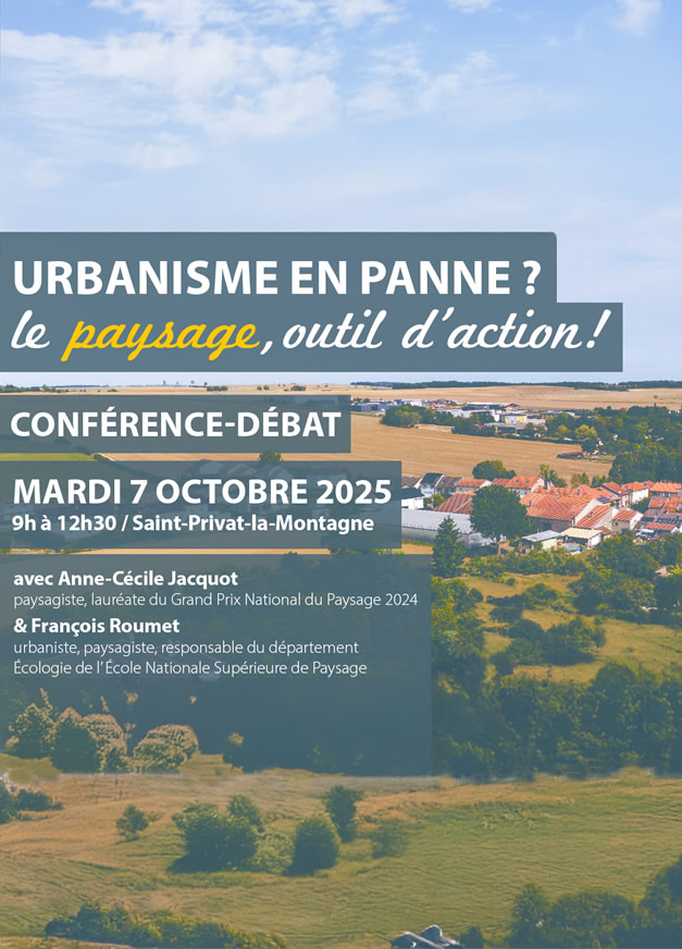 Urbanisme en panne ? Le paysage, outil d’action !